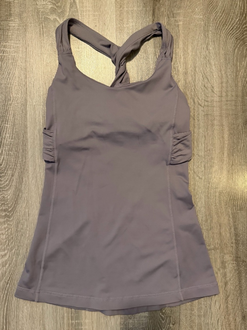 Lululemon Twist Back Tank Top - Purple/Grey - Picture 6 of 8